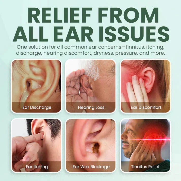 【👑Top Sellers of 2026】👂SEAGRIL™ Ear Care Drops- Tinnitus Relief – Gentle Cleansing & Soothing Relief for Healthy Ears -Plant-Based Formula|FDA-Registered